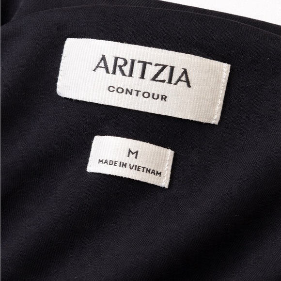 Aritzia Black Halter Tie-Back Tank Top - Picture 3 of 5